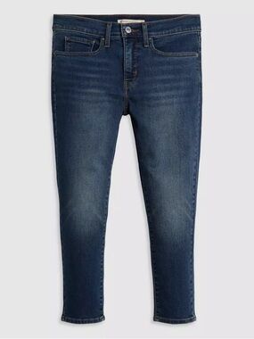 NWT Levi's 311 Shaping Skinny Capri in Zealous Blue Dark Wash Denim Size: 23